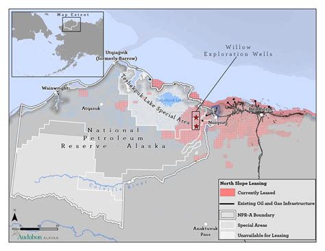 Map Of The Scope Of The Willow Project In Alaska